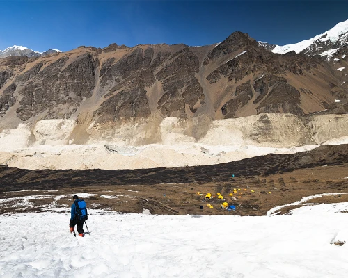 Himlung base camp photo