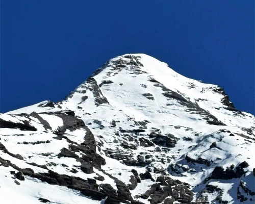 Pisang peak photo from highcamp