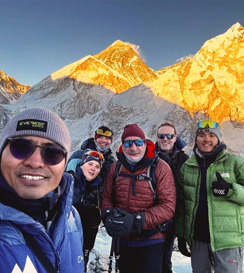 South face of Everest and Lotse
