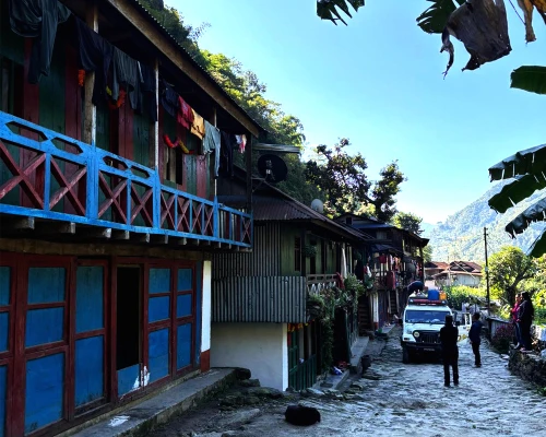 Local Village In Kbc Trek